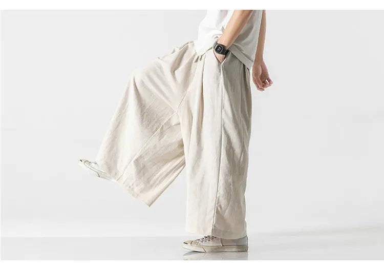 Wide bushido Kogarashi pants