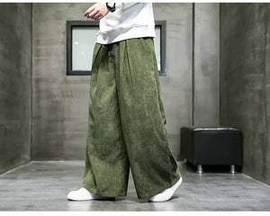 Wide bushido irusu pants