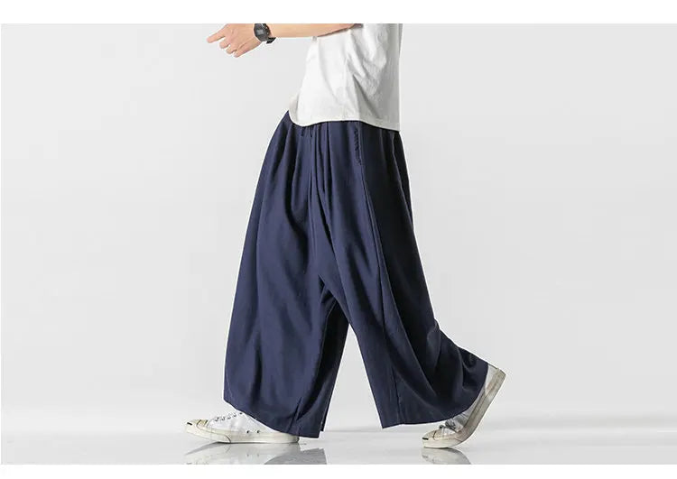 Wide bushido Kogarashi pants