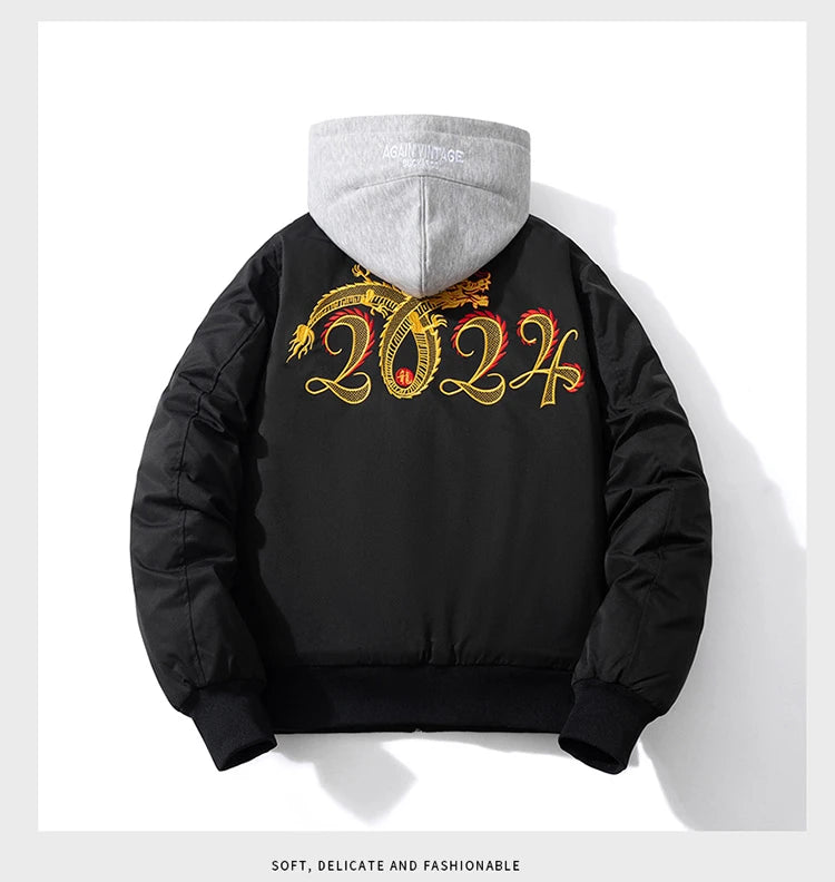 Premium Year of the Dragon bomber jacket