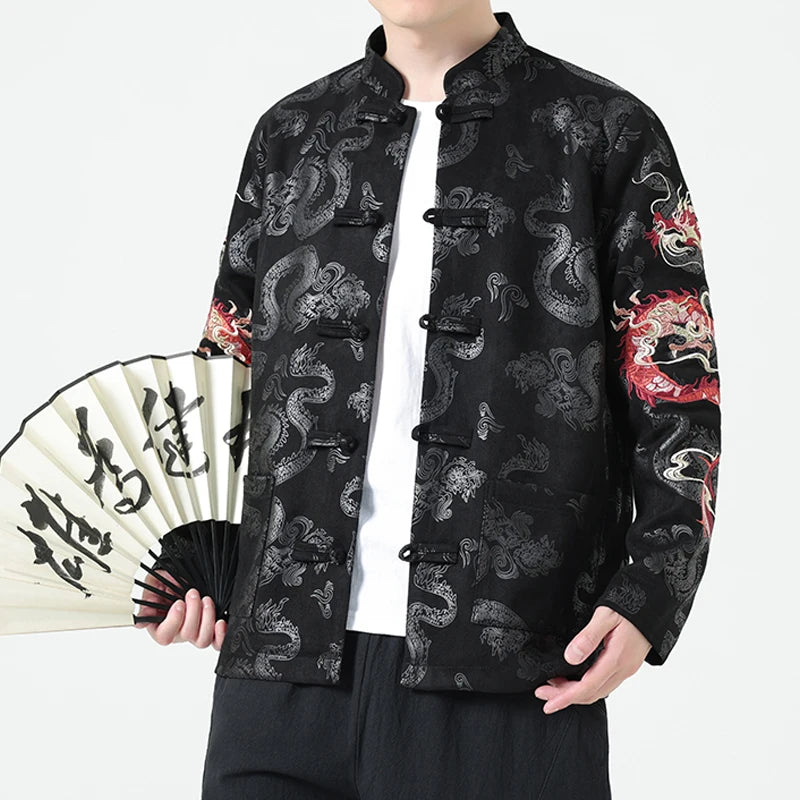 Munchu dragon Tang Dynasty jacket