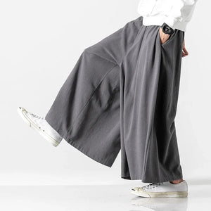 Wide bushido ikebana pants