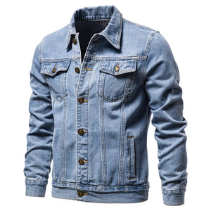 Basic and simple shabu denim jean jacket