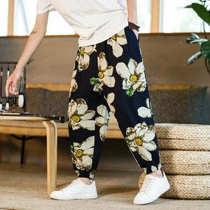 Daisy design harem pants