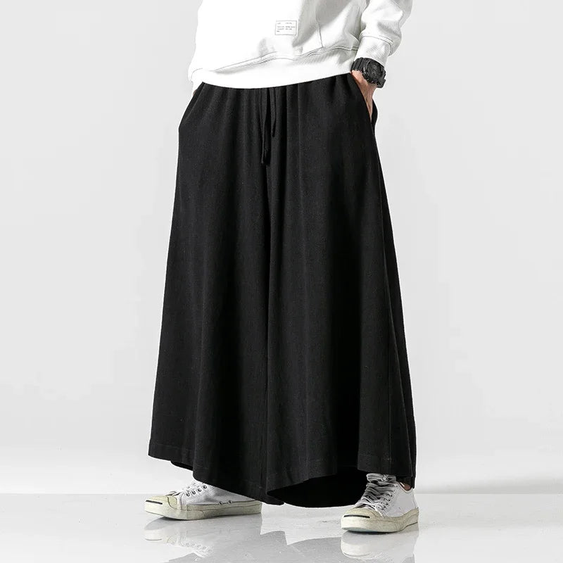 Wide bushido ikebana pants