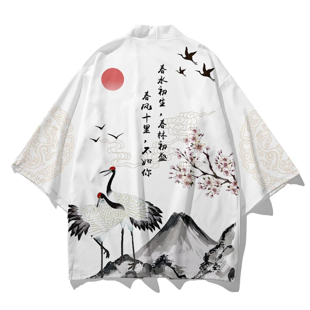 Assorted graphic kimonos G1