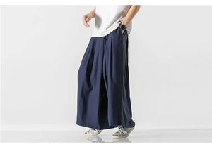 Wide bushido Kogarashi pants