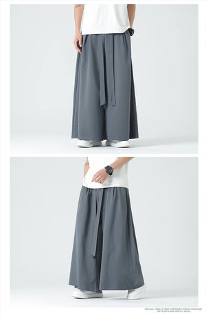 Wide bushido yurei pants