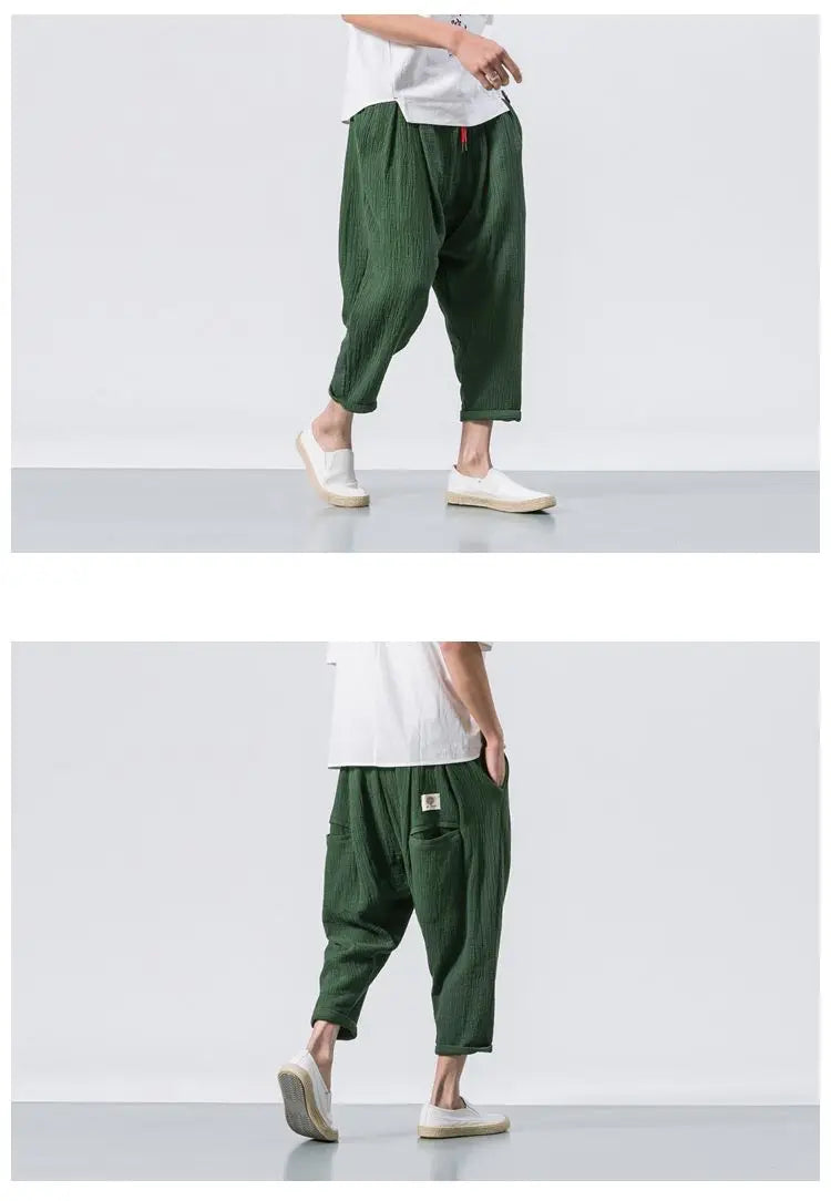 Osuke ankle length harem pants