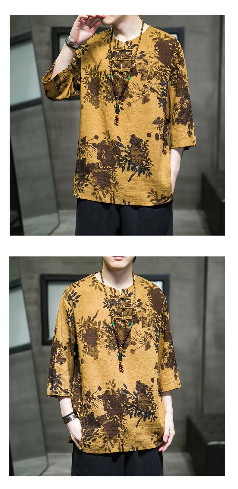 Tai-hua Tang short sleeve shirt