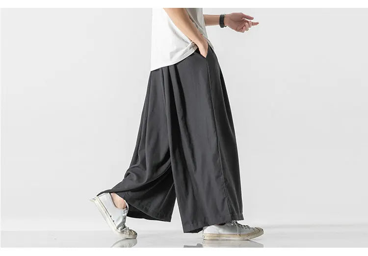 Wide bushido Kogarashi pants