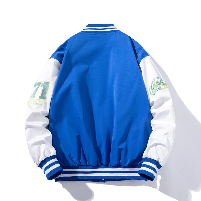 71' spaceman varsity baseball jacket