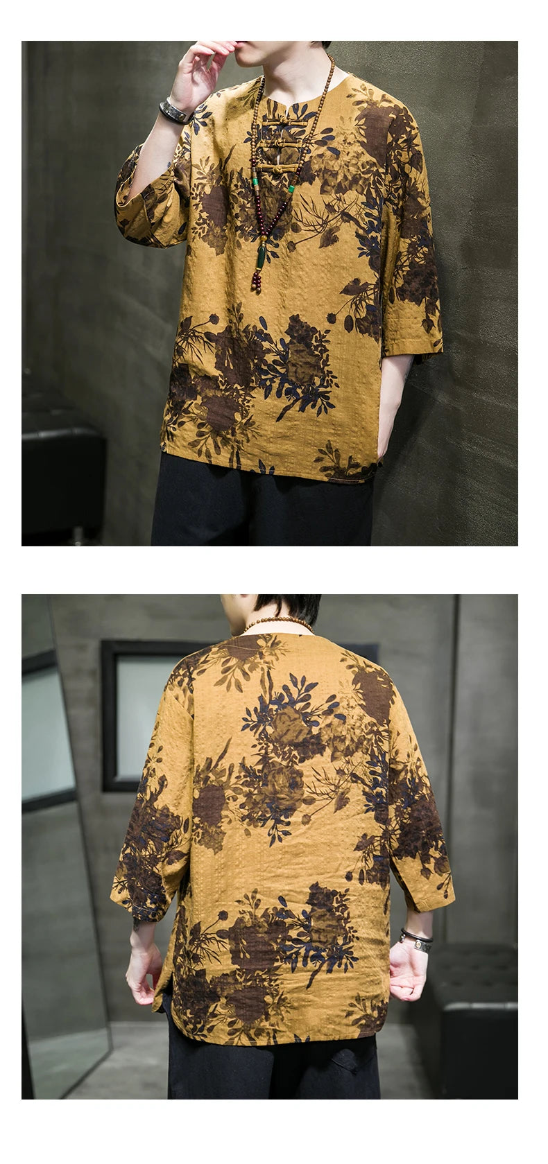 Tai-hua Tang short sleeve shirt