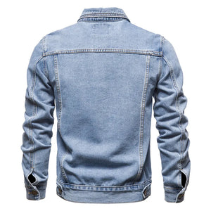 Basic and simple shabu denim jean jacket