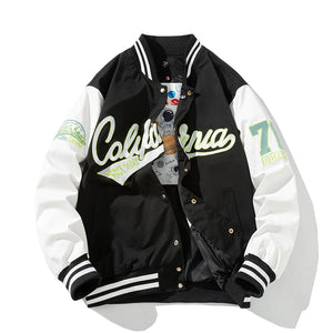 71' spaceman varsity baseball jacket