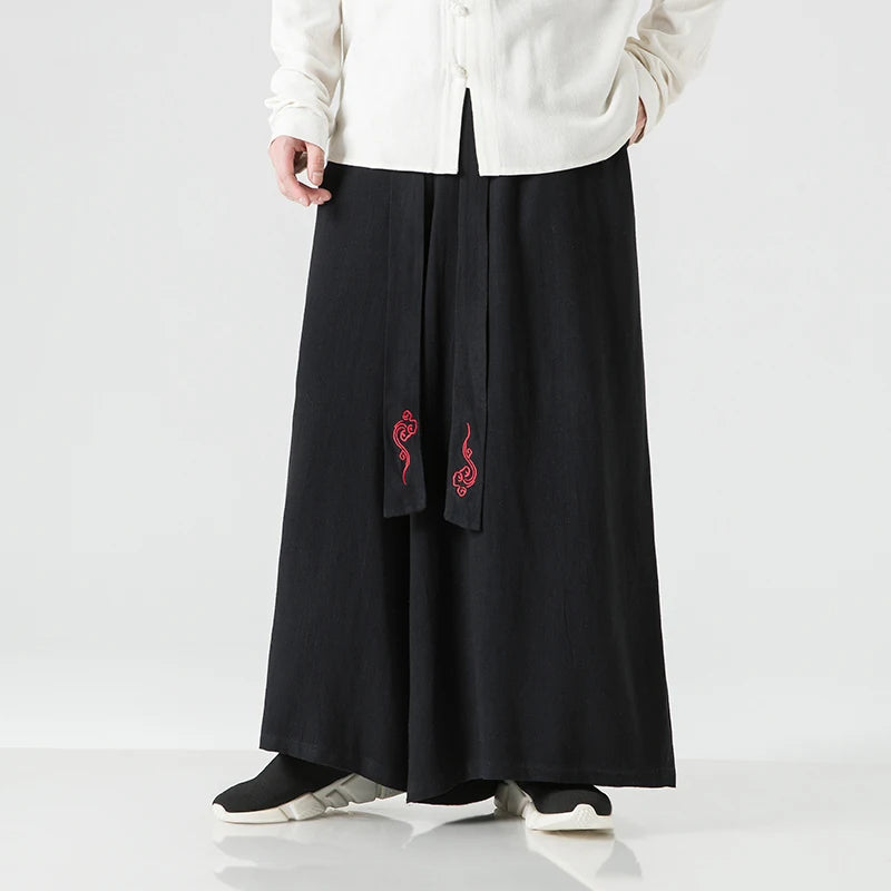 Wide bushido noren pants