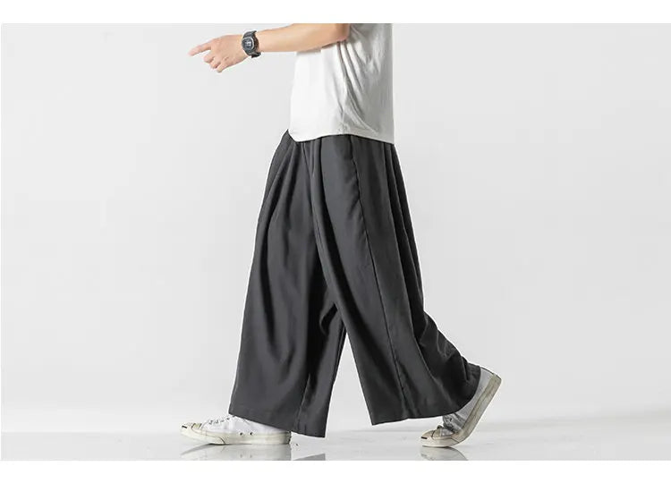 Wide bushido Kogarashi pants