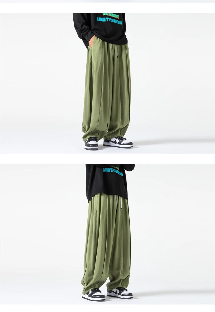 Tenjin drawstring harem pants