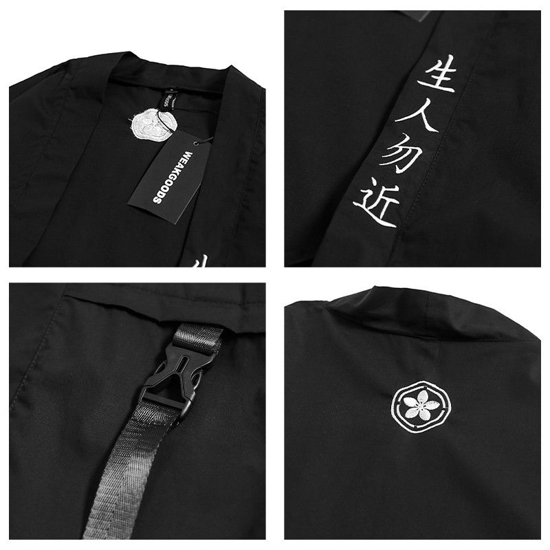 Tech wear kanji kimono