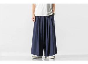 Wide bushido Kogarashi pants