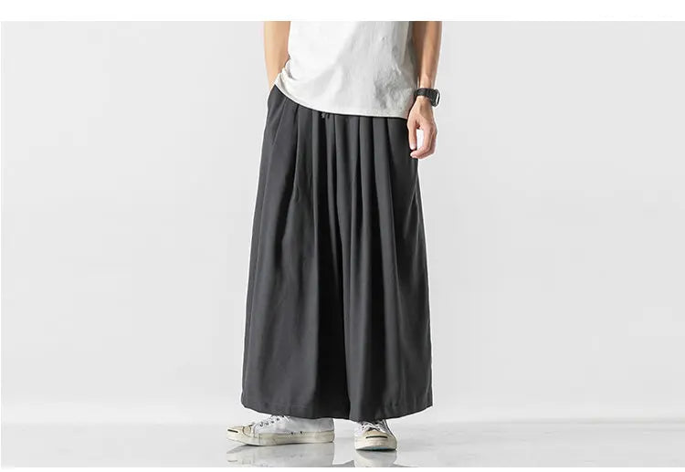 Wide bushido Kogarashi pants