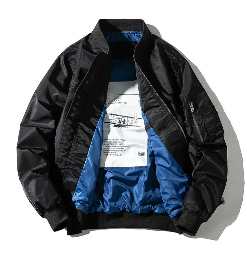 Maro solid bomber jacket