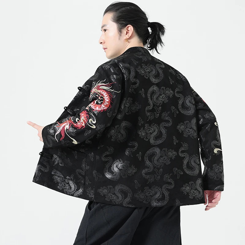 Munchu dragon Tang Dynasty jacket