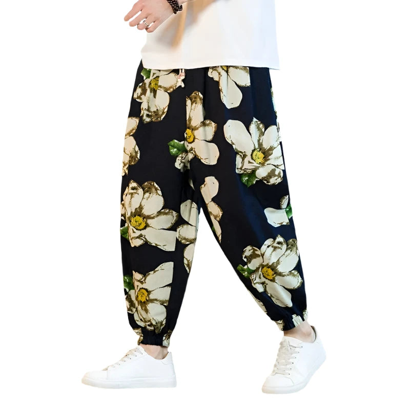 Daisy design harem pants