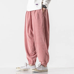 "Sumu" corduroy harem pants