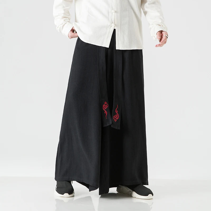 Wide bushido noren pants