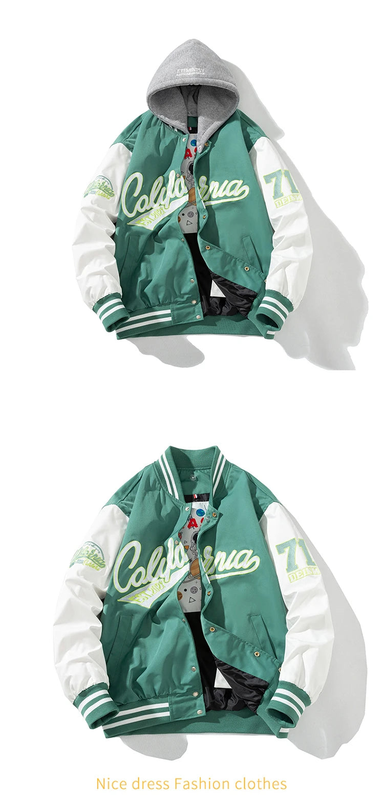 71' spaceman varsity baseball jacket