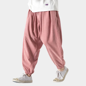 "Sumu" corduroy harem pants