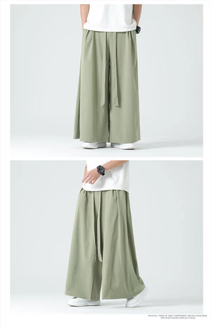 Wide bushido yurei pants