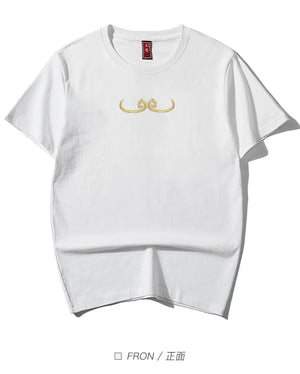 Monkey king embroidery T-shirt