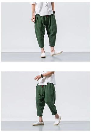 Osuke ankle length harem pants