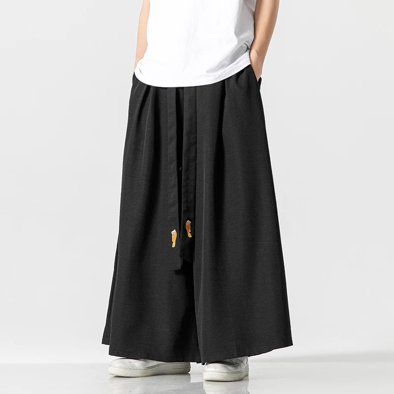 Wide bushido nemuri pants