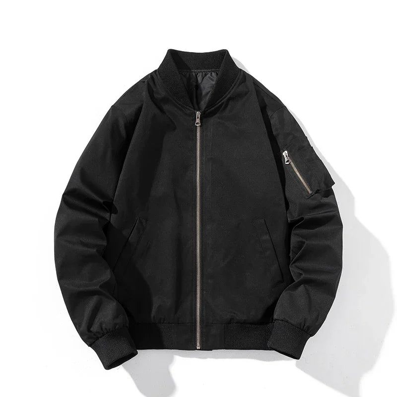 Ronin solid bomber jacket