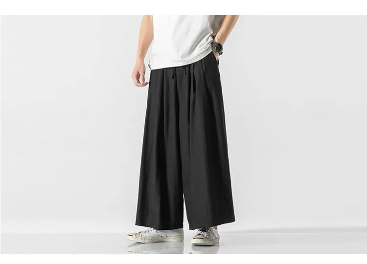 Wide bushido Kogarashi pants