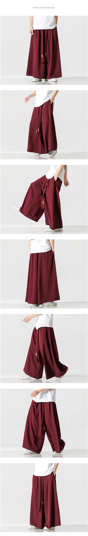 Wide bushido nemuri pants