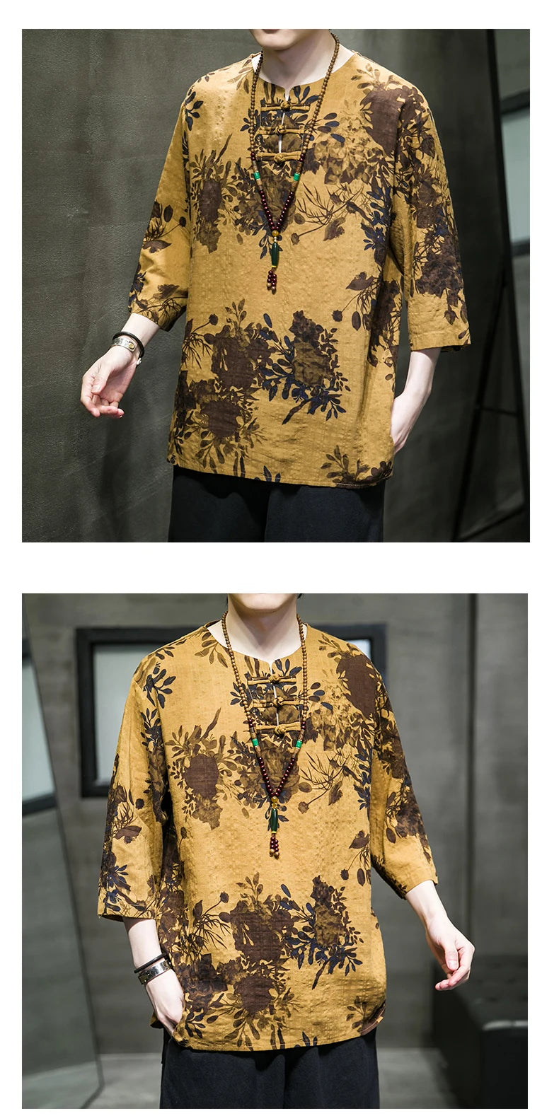 Tai-hua Tang short sleeve shirt