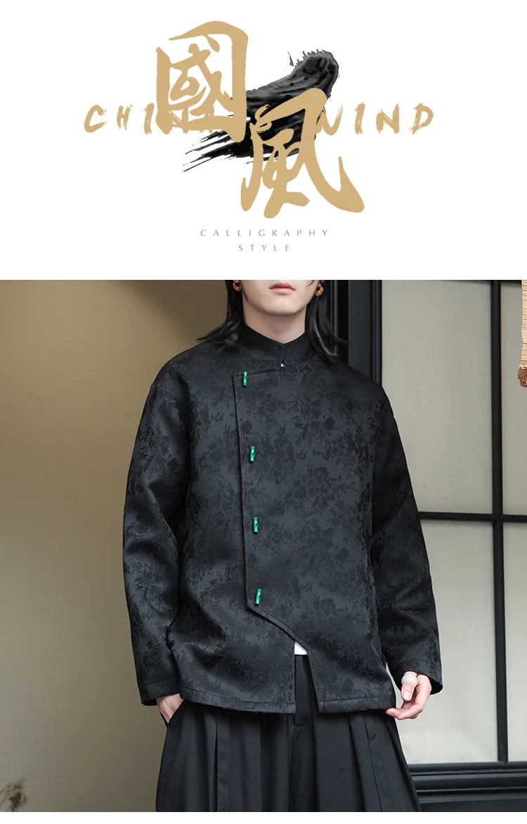 Premium designed traditional silhouette pattern Tang Dynasty jacket