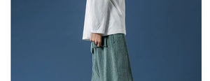 Kaki ankle length harem pants