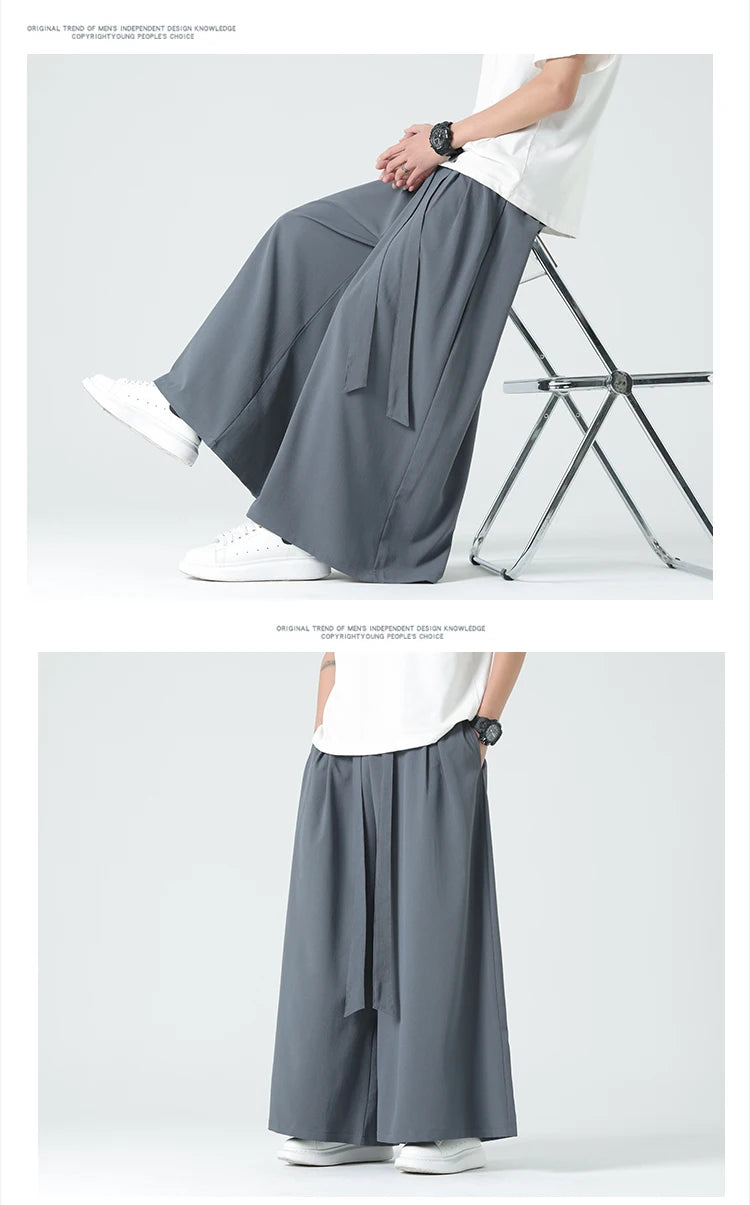 Wide bushido yurei pants