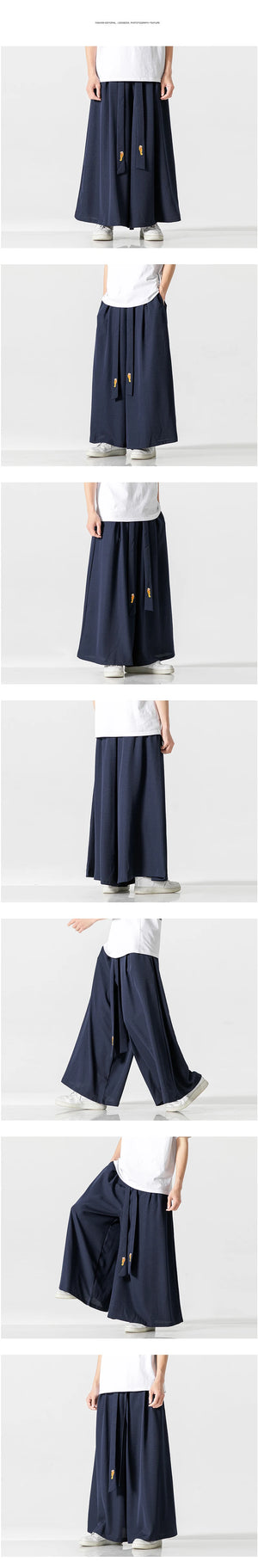 Wide bushido nemuri pants