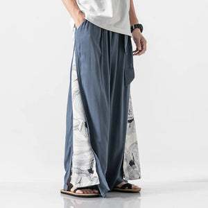 Wide bushido mawaru pants