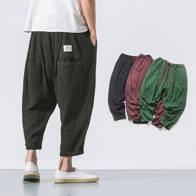 Osuke ankle length harem pants