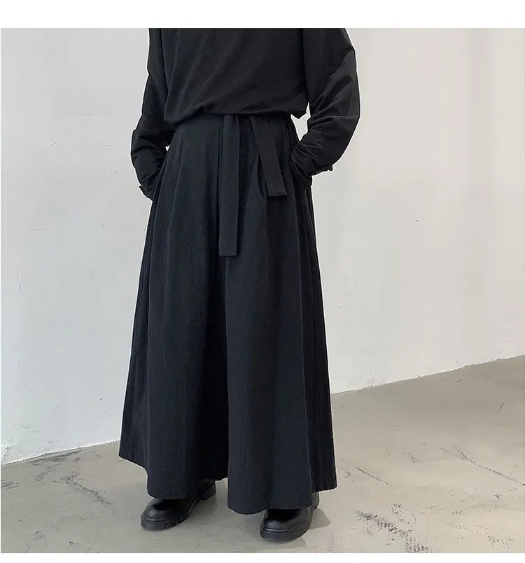 Wide bushido nigiyaka pants