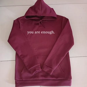 Dear message text hoodie