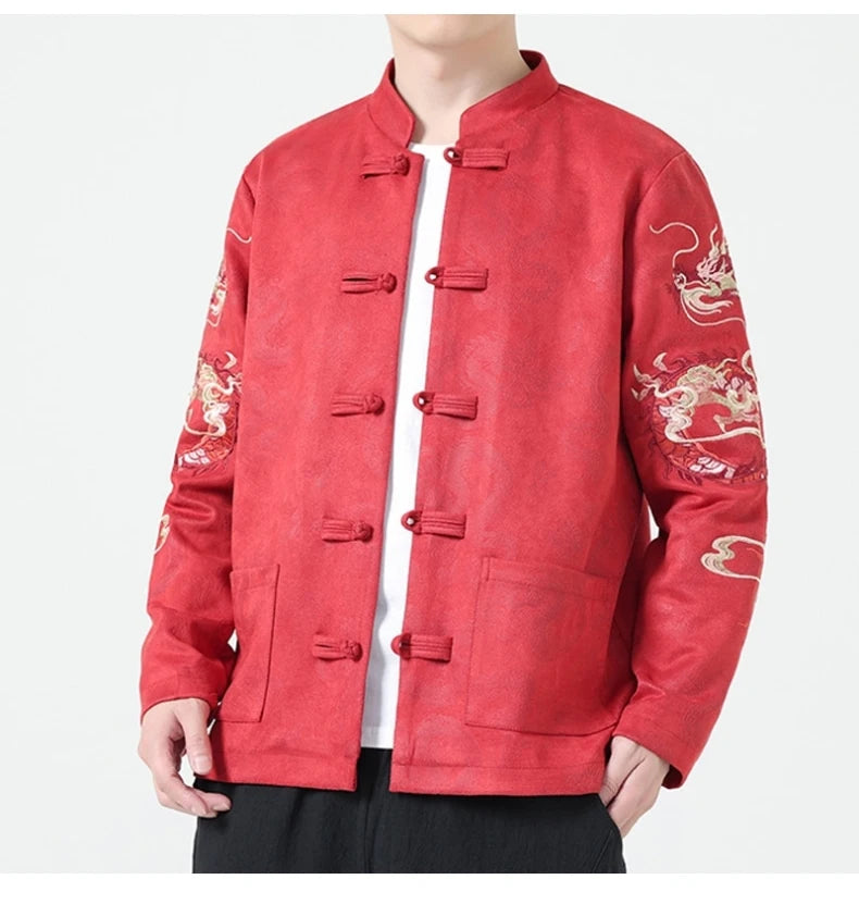 Munchu dragon Tang Dynasty jacket