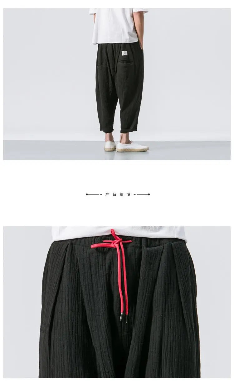 Osuke ankle length harem pants